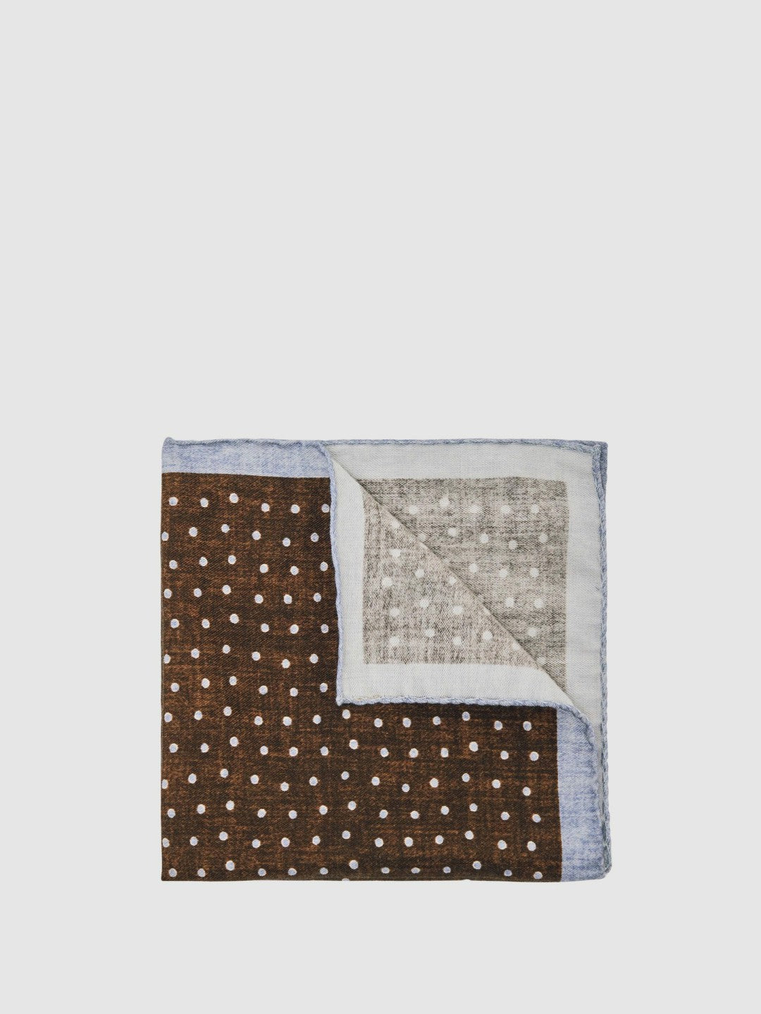 Pocket Squares in Chocolate Brown Men | Reiss