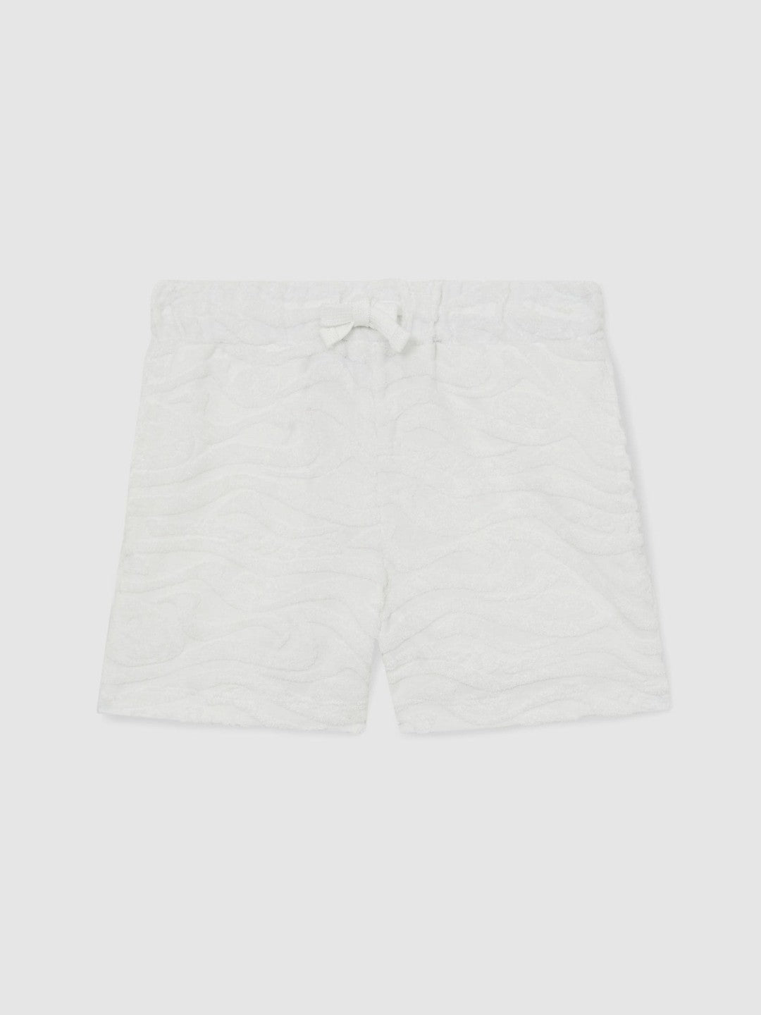 9-13 yrs SmileyWorld Wave Texture Shorts in White Children & Baby | Reiss