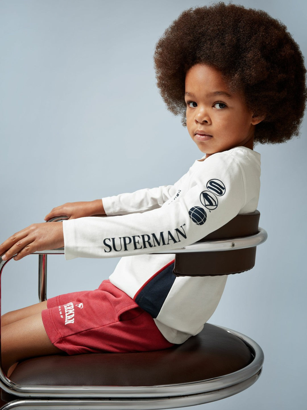 9-13 yrs Superman Cotton Logo T-Shirt in White Children & Baby | Reiss