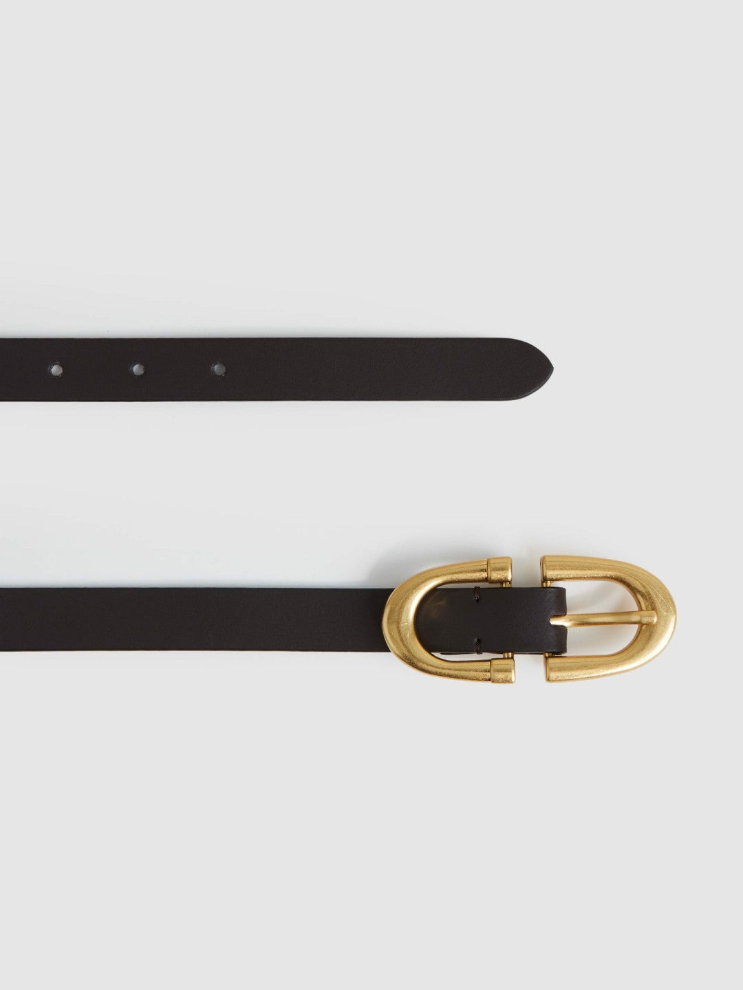 Horseshoe Belt in Chocolate Women | Reiss