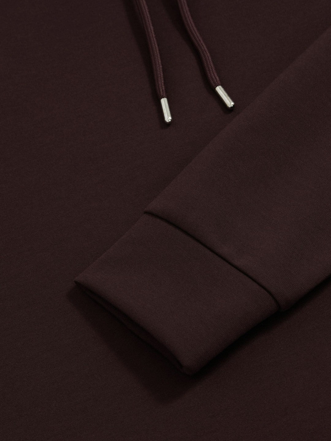 Interlock Jersey Drawstring Hoodie in Cherry Red Men | Reiss