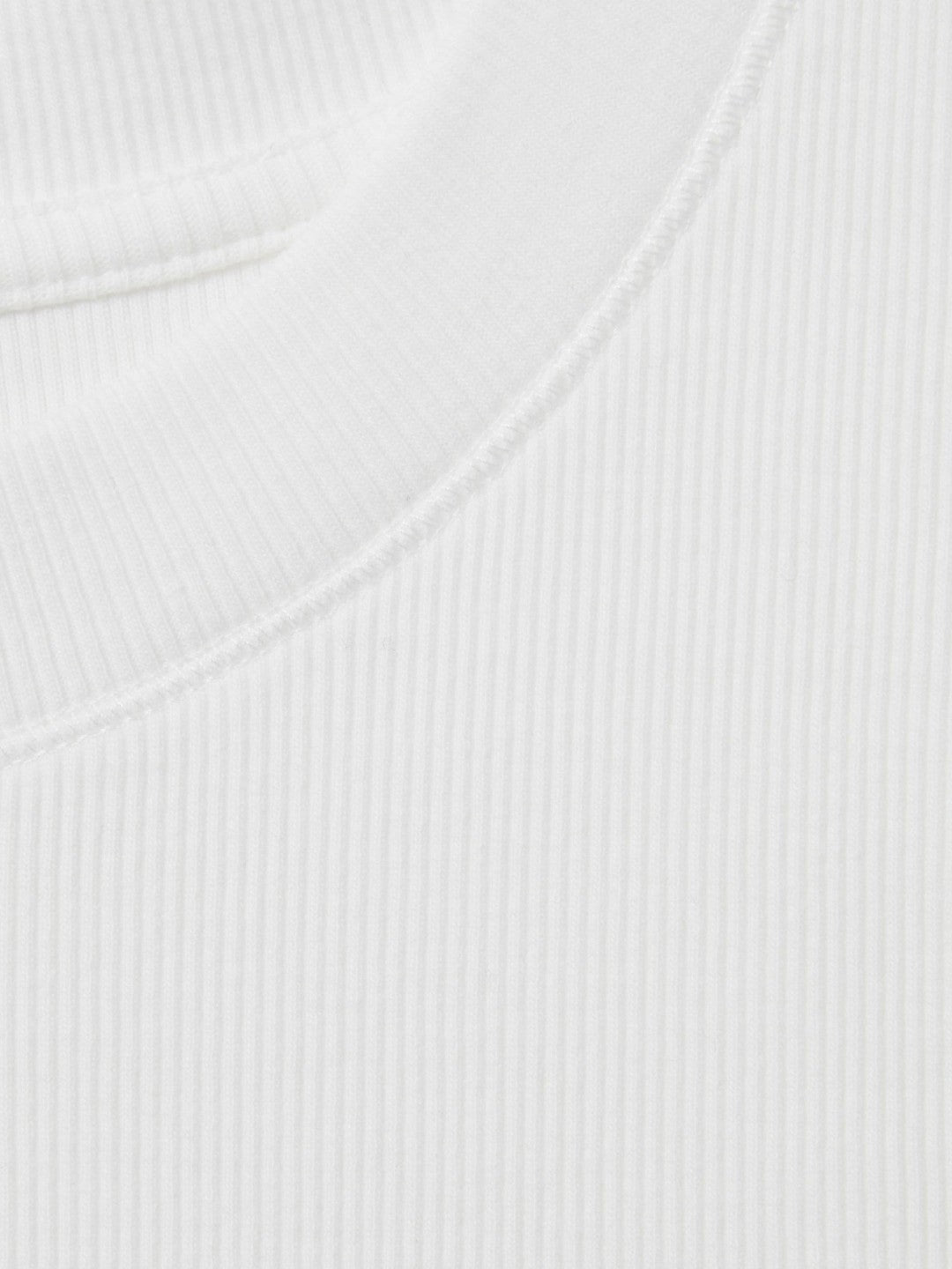 Ribbed Ruched Waist Vest in White Women | Reiss
