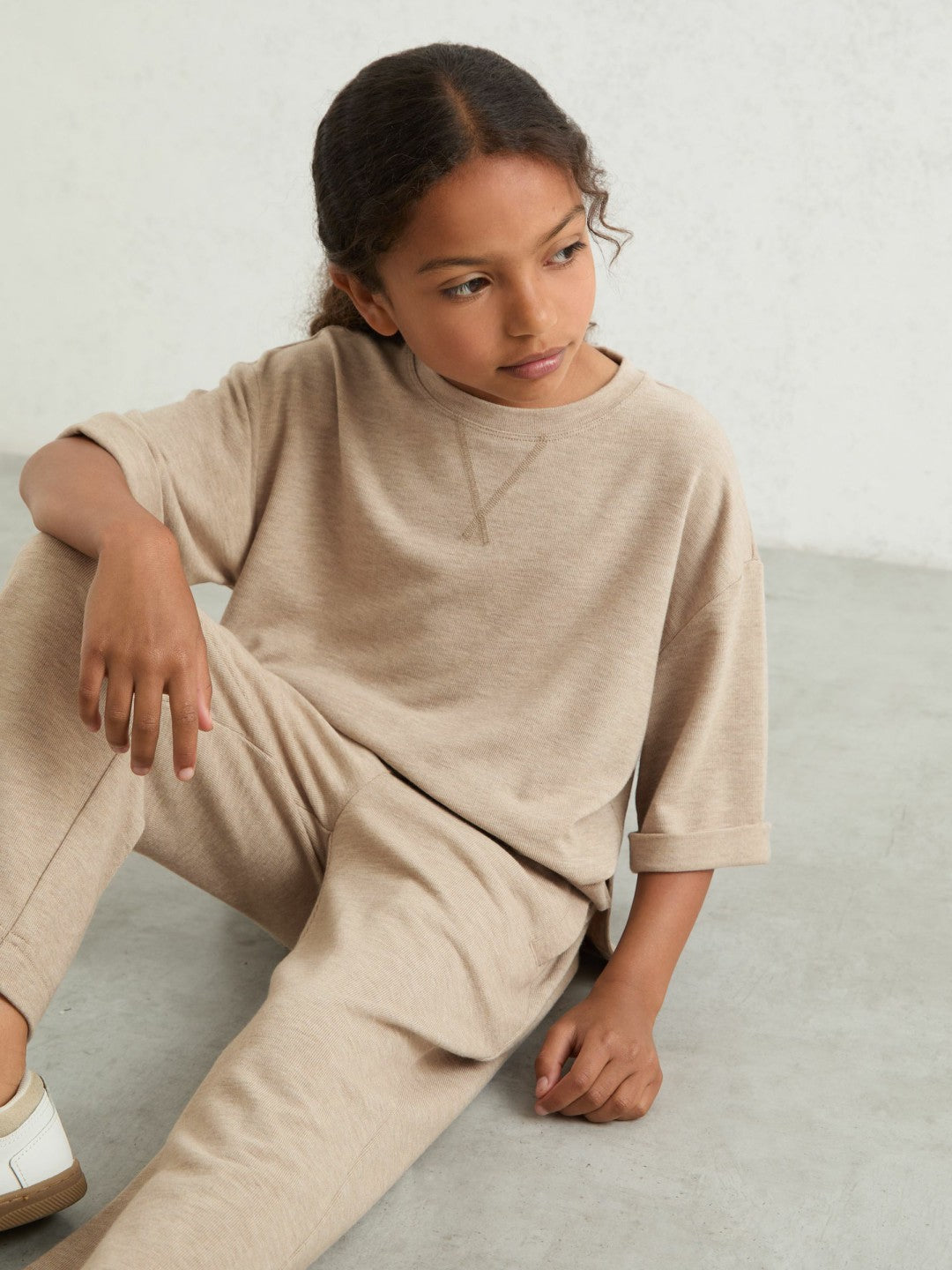 13-14 yrs Top And Trousers Lounge Set in Oatmeal Children & Baby | Reiss