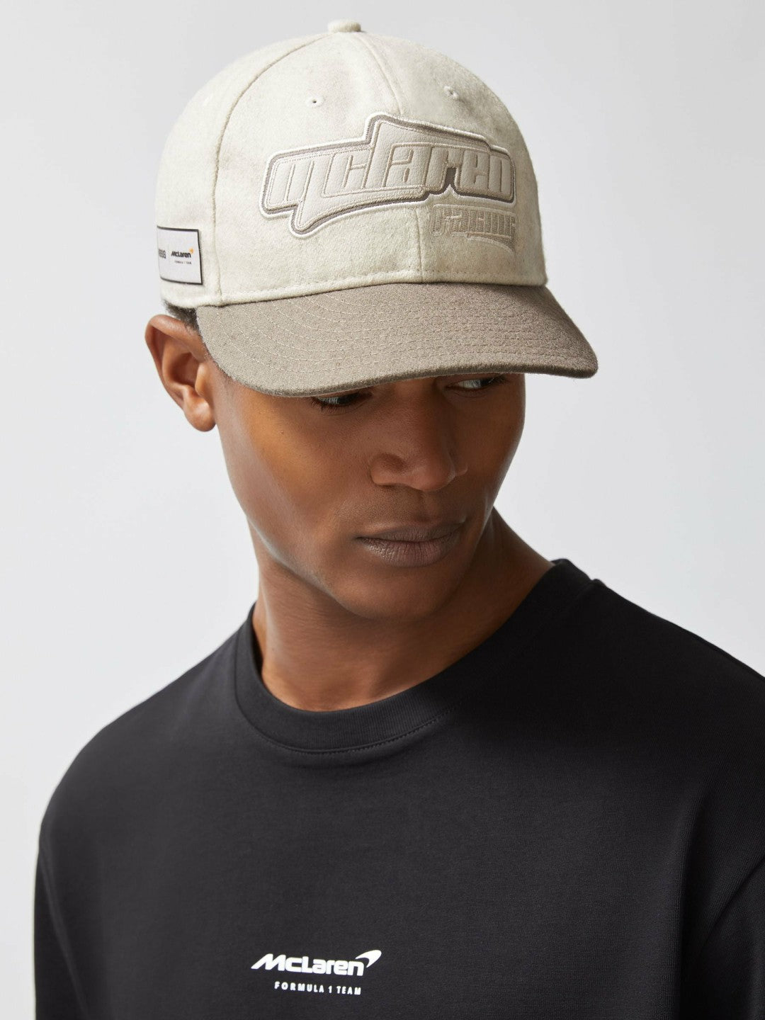 McLaren Racing Embroidered Cap Unisex Fit in Stone Men | Reiss