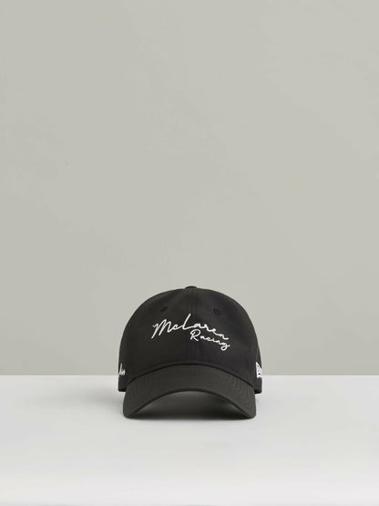 Unisex Fit McLaren Racing Logo Embroidered Cap in Black Men | Reiss