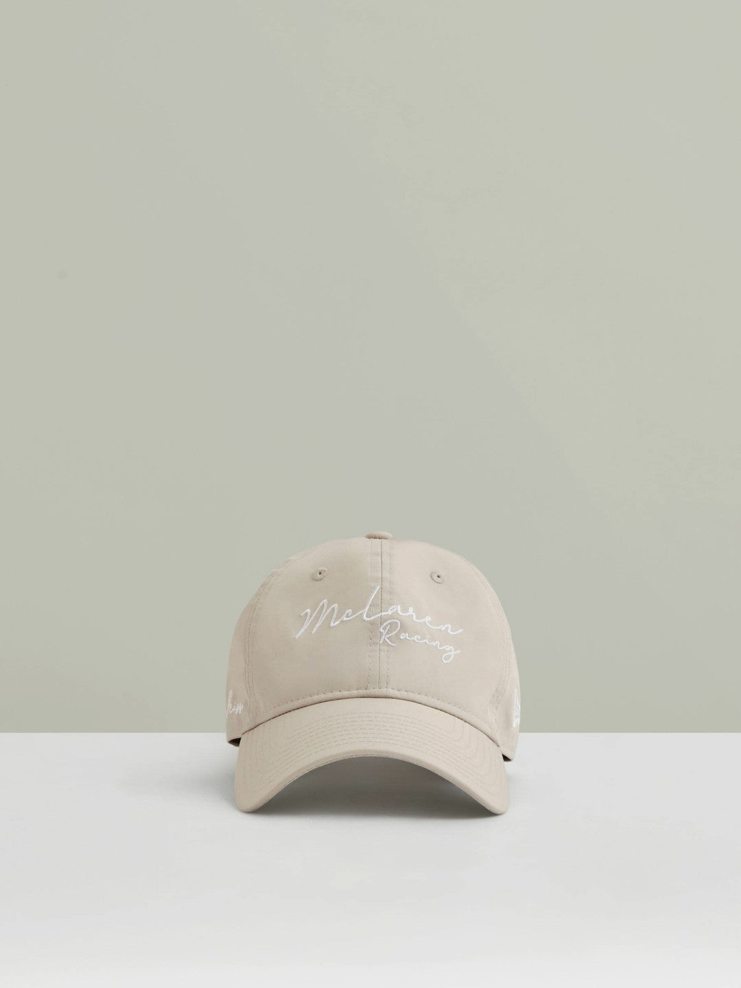 McLaren Racing Logo Embroidered Cap Unisex Fit in Stone Men | Reiss