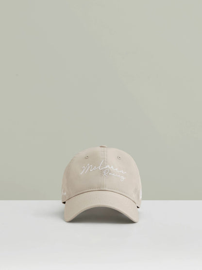 McLaren Racing Logo Embroidered Cap Unisex Fit in Stone Men | Reiss