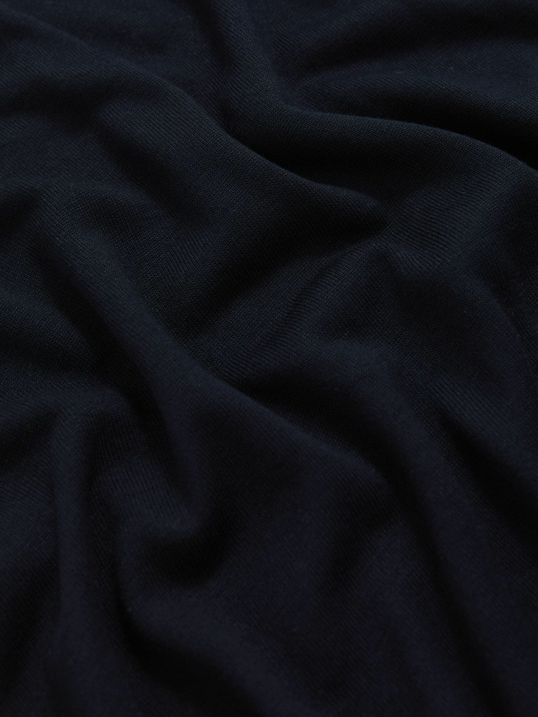 Jersey V-Neck Top in Navy Women | Reiss