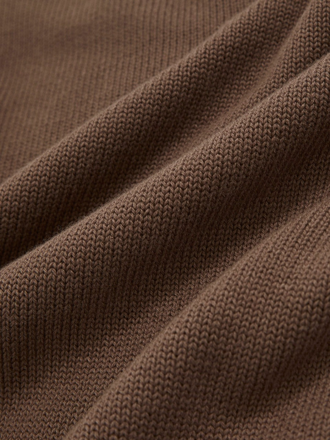Cotton And Wool Crew-Neck Top in Brown Women | Reiss