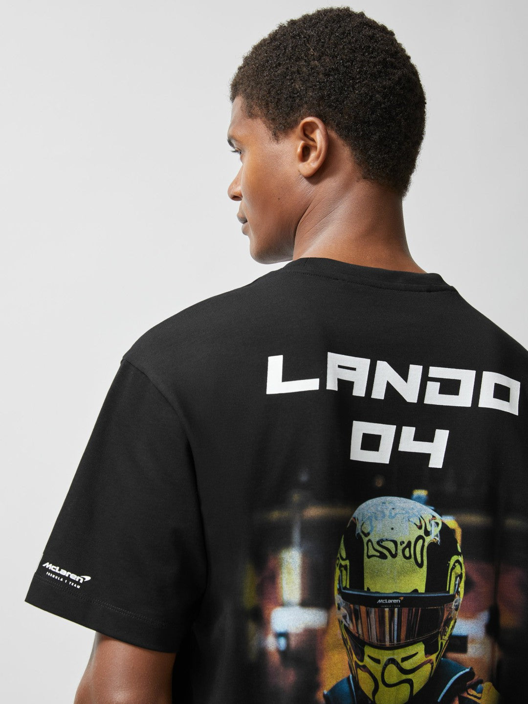 McLaren F1 Team Lando-Print T-Shirt Unisex Fit in Black Men | Reiss