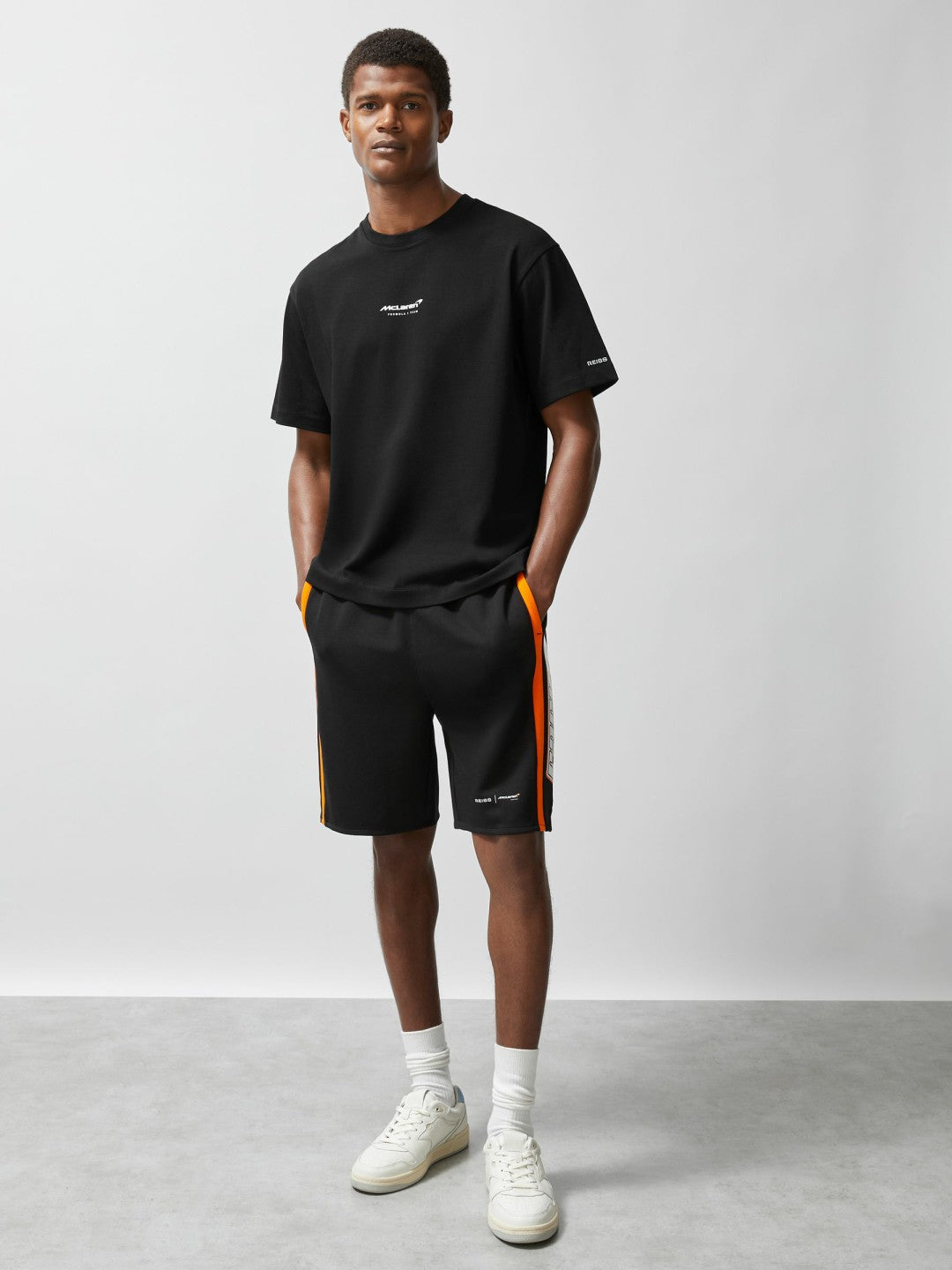 McLaren F1 Team Lando-Print T-Shirt Unisex Fit in Black Men | Reiss