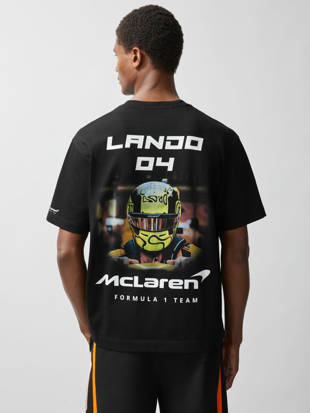 McLaren F1 Team Lando-Print T-Shirt Unisex Fit in Black Men | Reiss