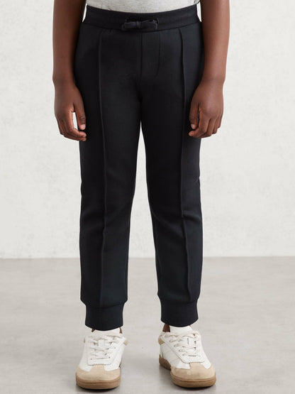 13-14 yrs Interlock Drawstring Joggers in Navy Blue Children & Baby | Reiss