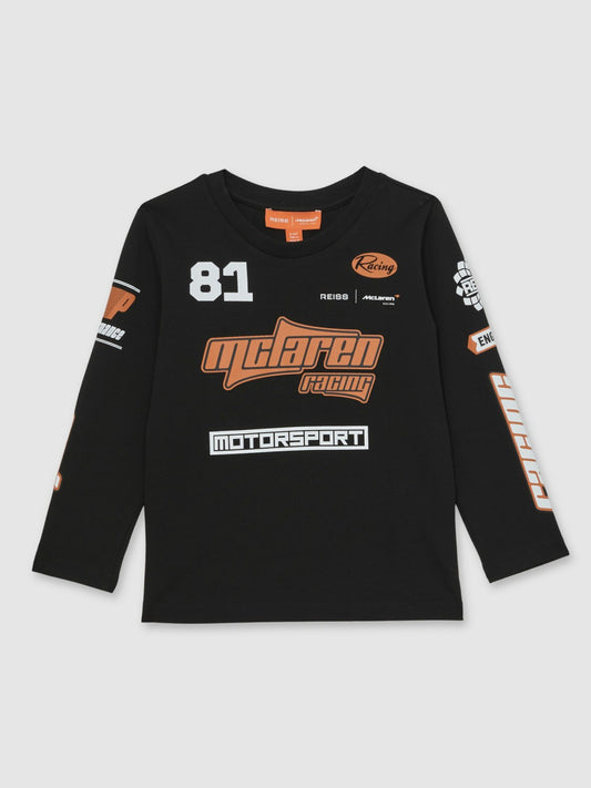 13-14 yrs McLaren F1 Team Cotton Logo T-Shirt Unisex Fit in Black Children & Baby | Reiss