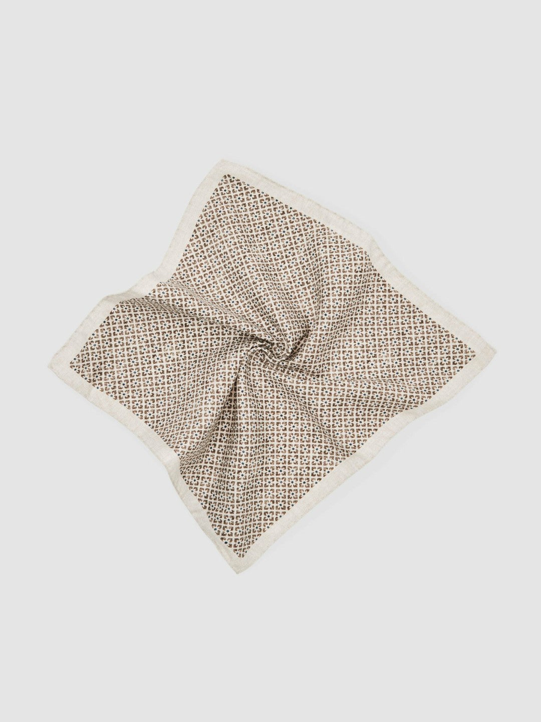 Pocket Square in Oatmeal Melange Men | Reiss